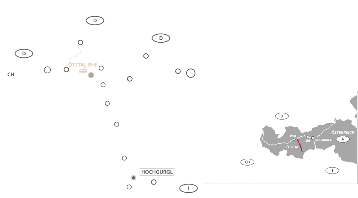 Anreise nach Hochgurgl